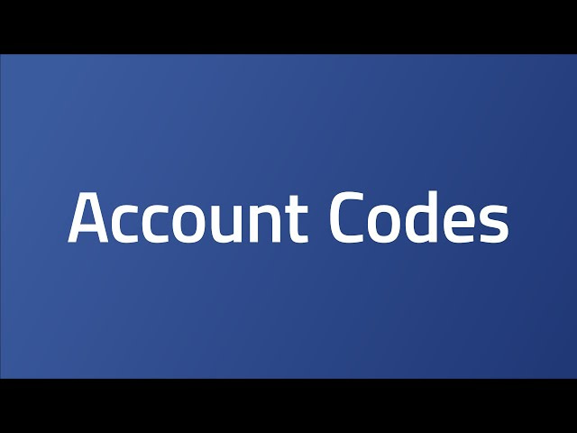 Account Codes