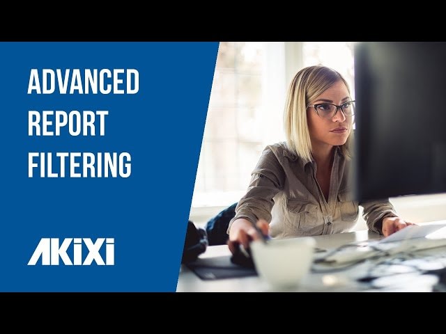 Advanced report filtering