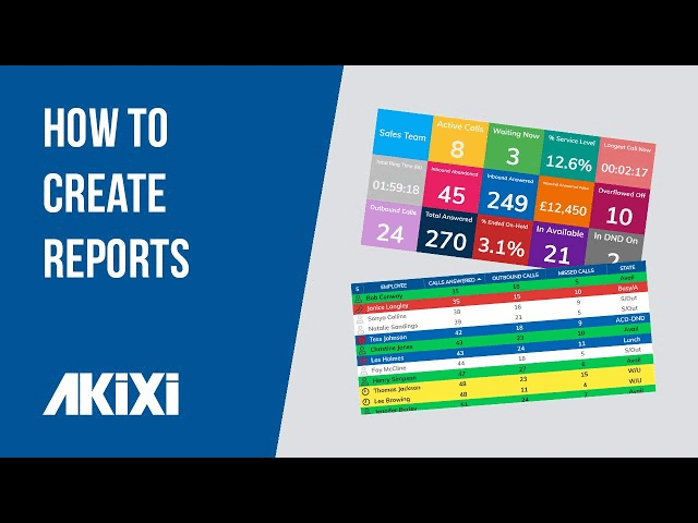 Create reports