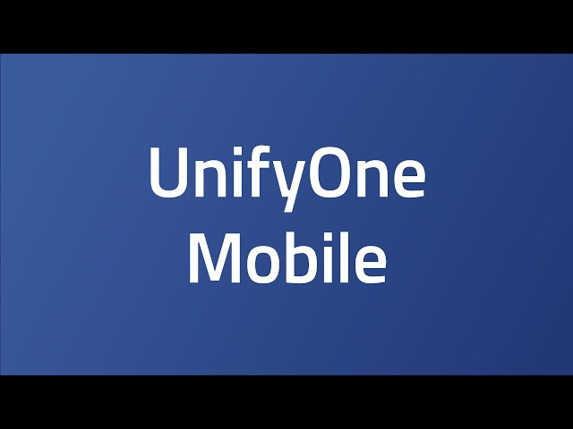 Unify one mobile