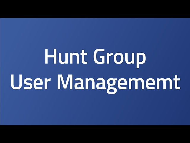 hunt group