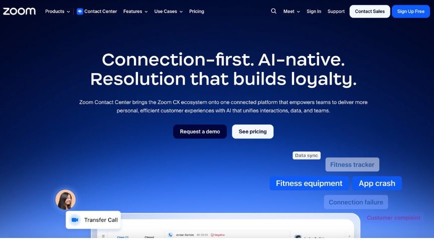 Zoom - Cloud Contact Centre for Zoom-Based and Standalone Deployments