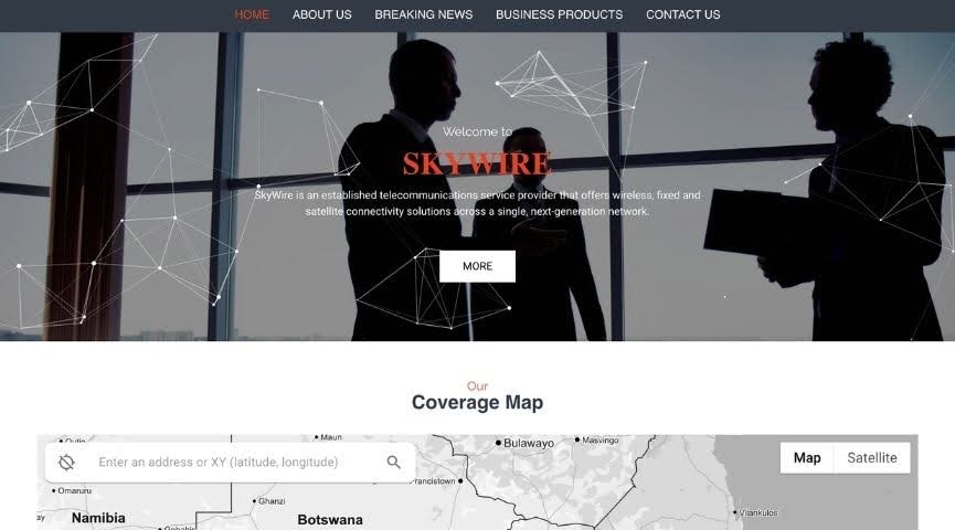 Skywire homepage