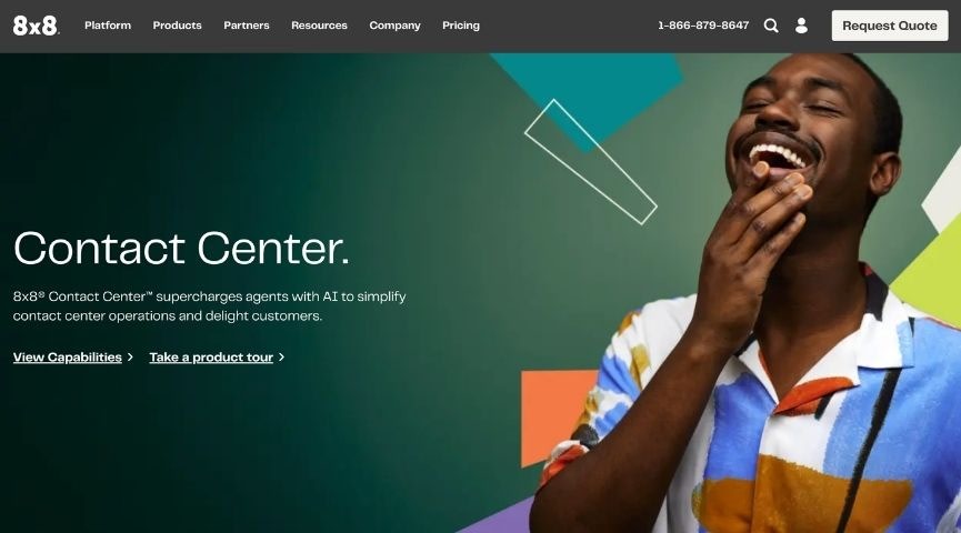 8x8 home page