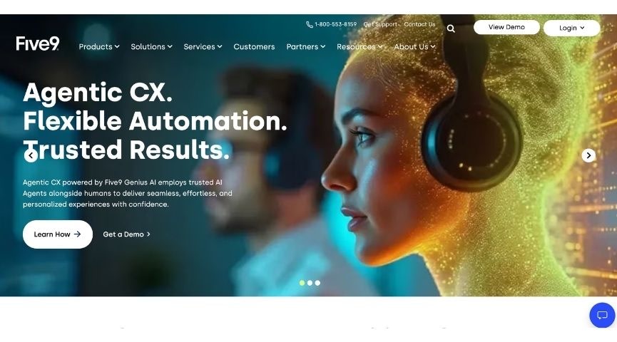 Five9 home page